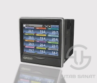رکوردر حرارت یا ثبات دما گرافیکی 8 کانال با صفحه نمایش لمسی GR200-8NO هانیانگ
