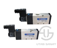 شیر کنترل دستی پنوماتیک گردان ۳-۴ سایز ۱/۴ مدل TSV-30043-02 شاکو (SHAKO)