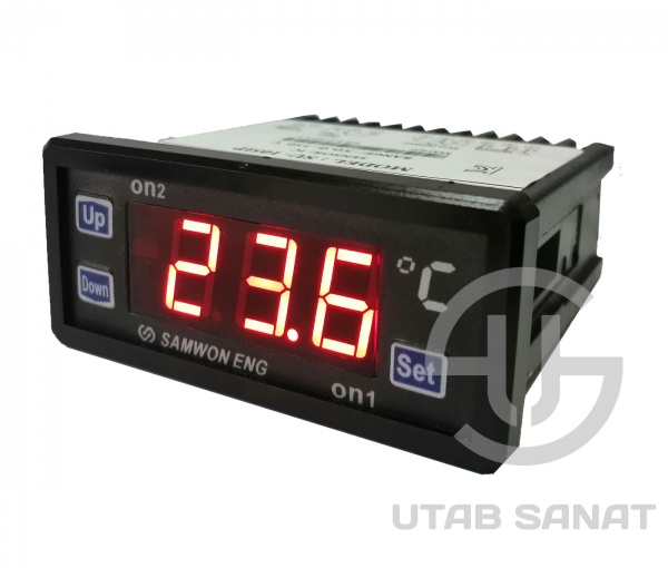 ترموستات کنترلر دما سرمایش/گرمایش on-off مدلSU-105IP ساموان همراه با سنسور
