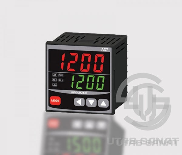 ترموکنترلر دیجیتال سرمایش گرمایش ورودی PT100 مدل AX7-4A هانیانگ